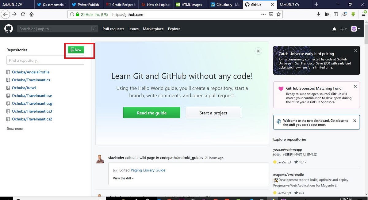 HOW to Create a Github Repository and Push Your Project Files to The ...