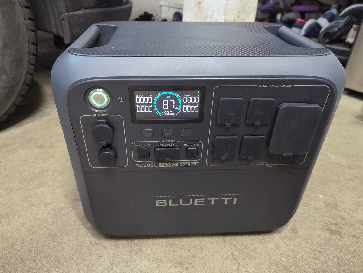 bluetti ac200l cigarette lighter output specs AC200L: Revolutionizing Portable Power Solutions and you can kick it up a notch and run power Review: Bluetti AC200L 2kWh Portable