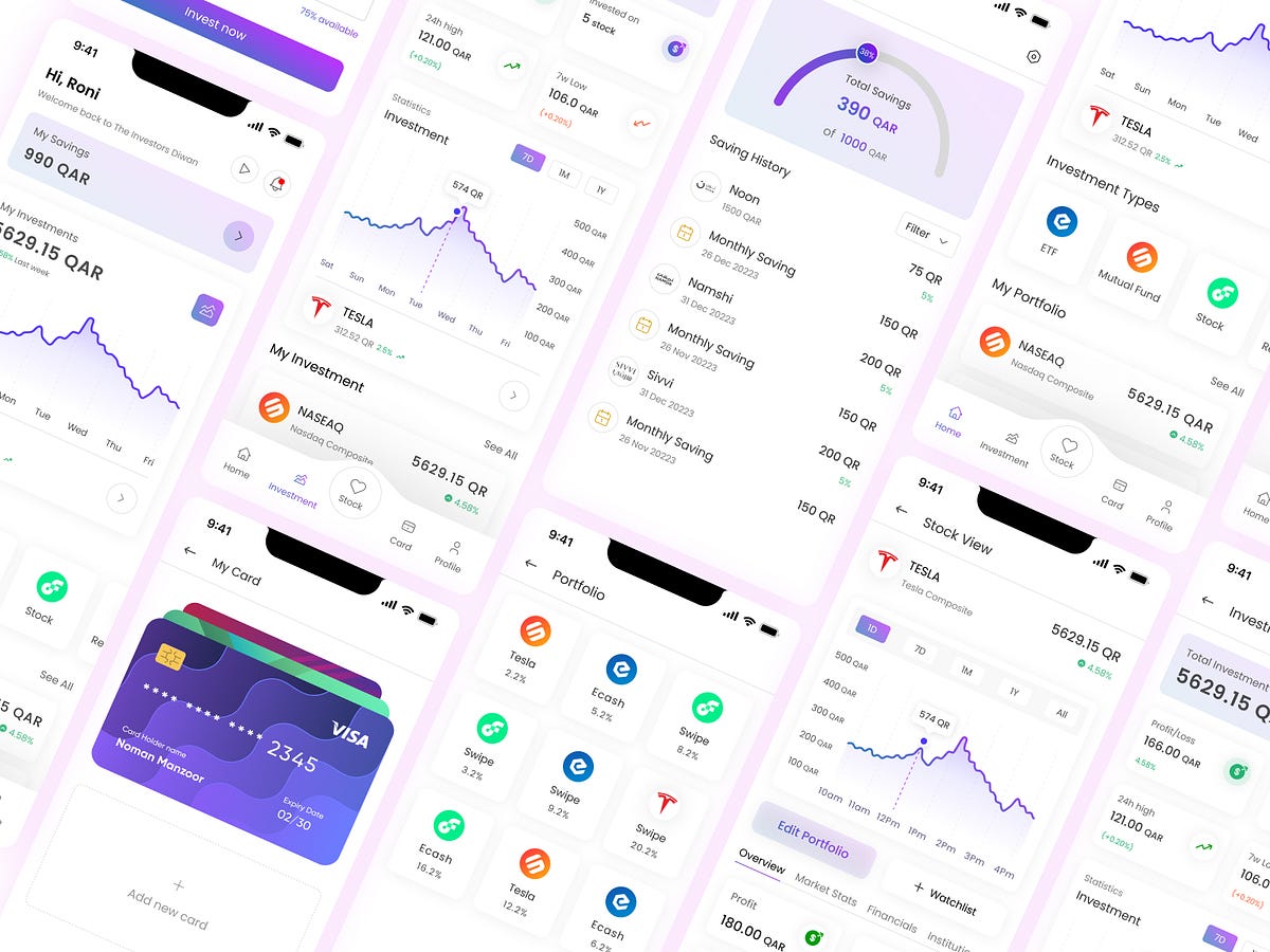 🌟Investment Management App UI/UX Design: Simplifying Financial Growth 📊 ...