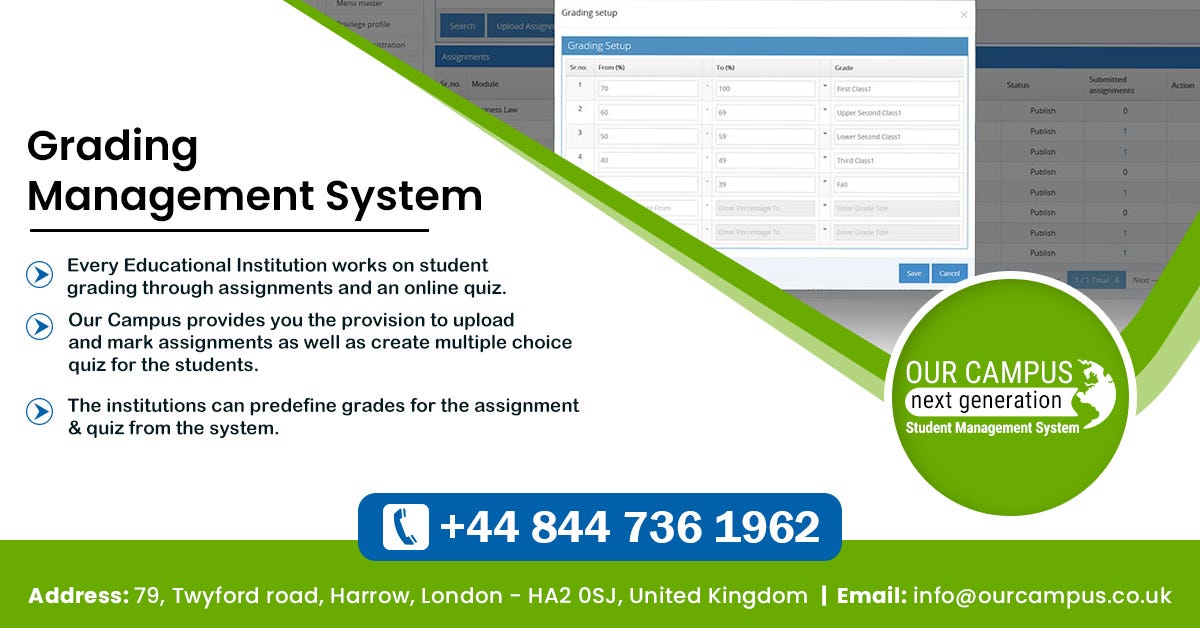 Grading Management System — Our Campus | by Our Campus Software | Medium