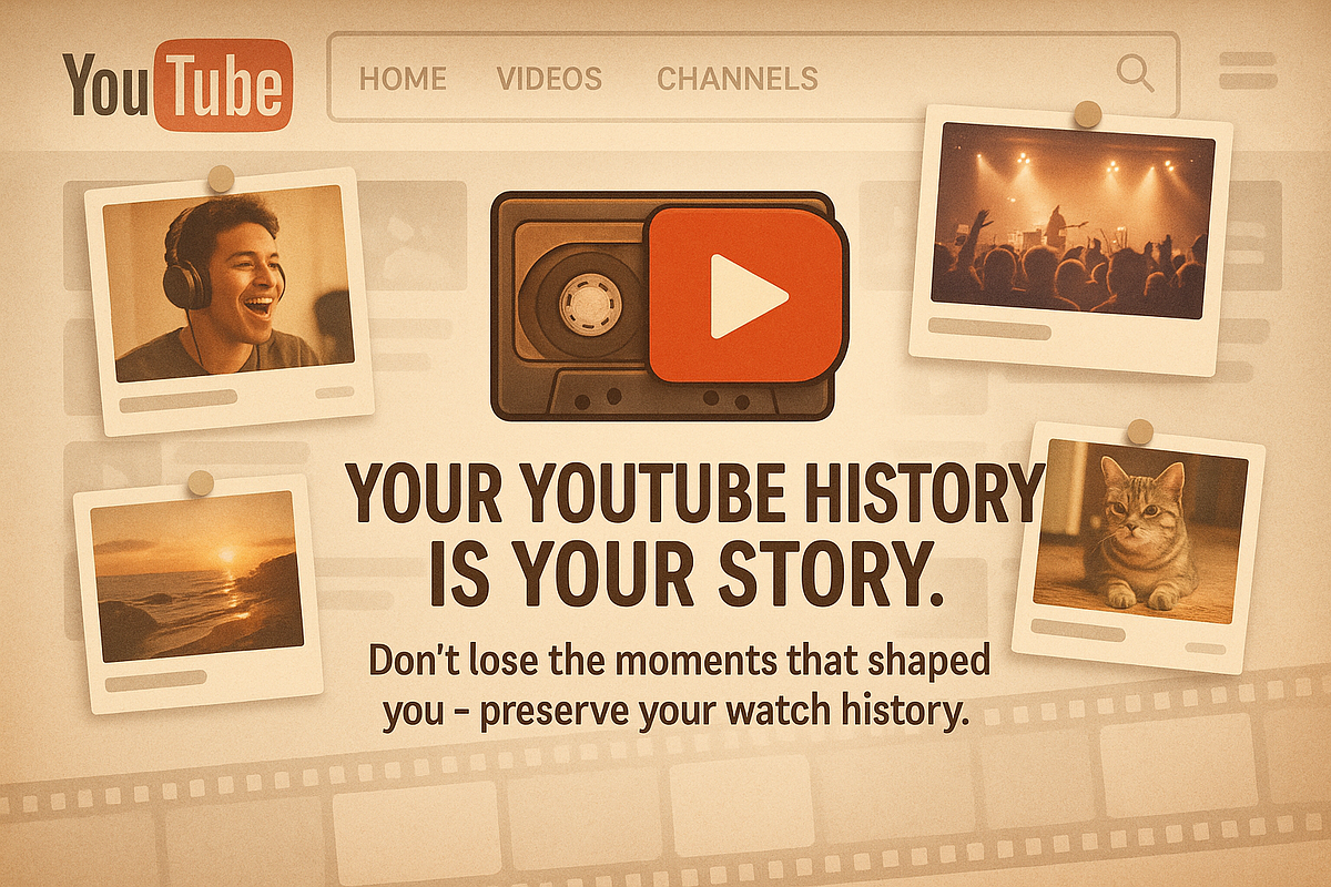 Why You Should Never Delete Your Old YouTube History by Rafael