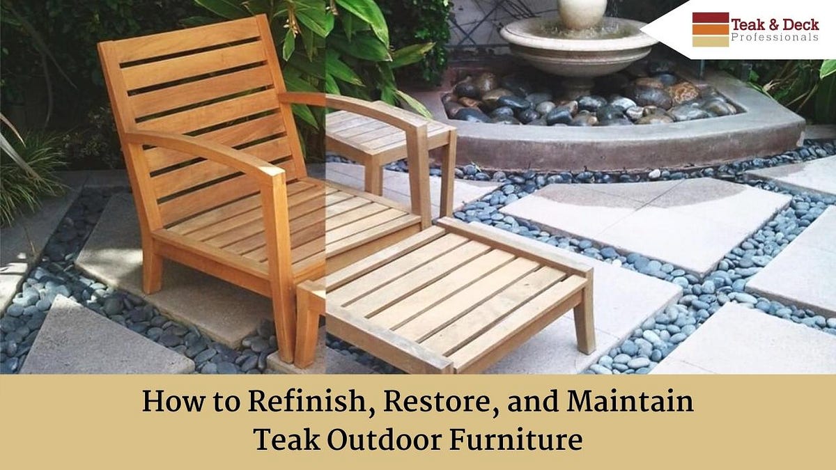 Can You Stain Teak Wood Fences and Furniture? - Teak & Deck Professionals