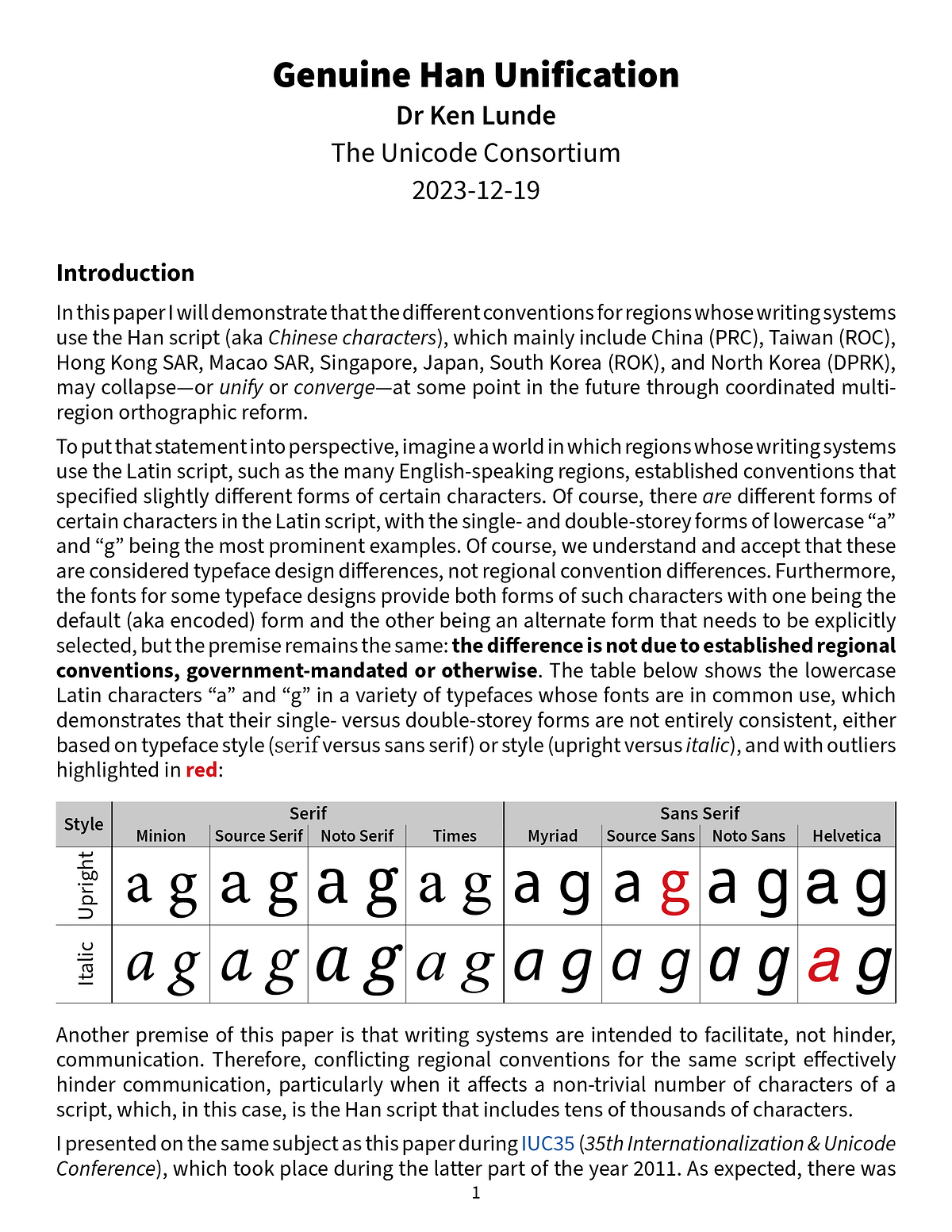 Genuine Han Unification—Redux. By Dr Ken Lunde | by Dr Ken Lunde | Medium
