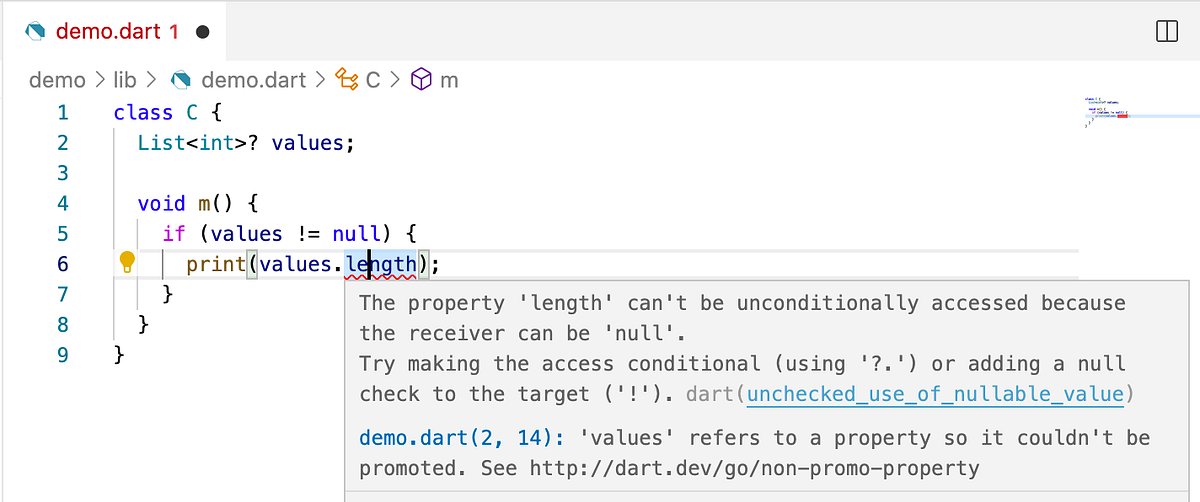Dart diagnostic messages. Understanding error and warning… by Brian