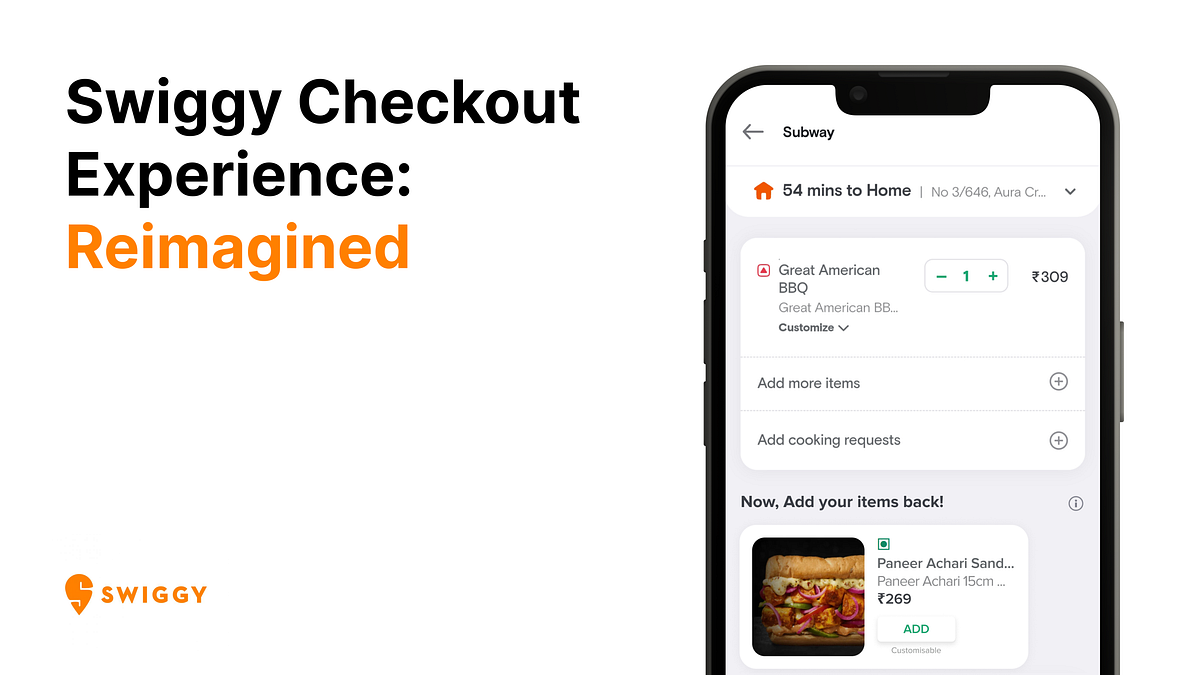 Swiggy Checkout Experience Reimagined by Sakthidasan Mohan Medium