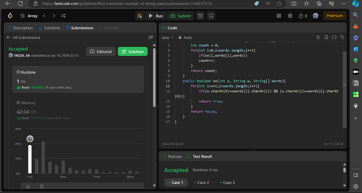 The explanation of the LeetCode problem no. 2744 | by FAIZAL. S. A ...