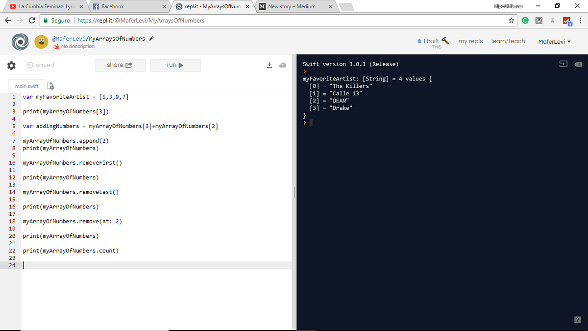 Activity Class Arrays and Strings | by Mafer Levi | Medium