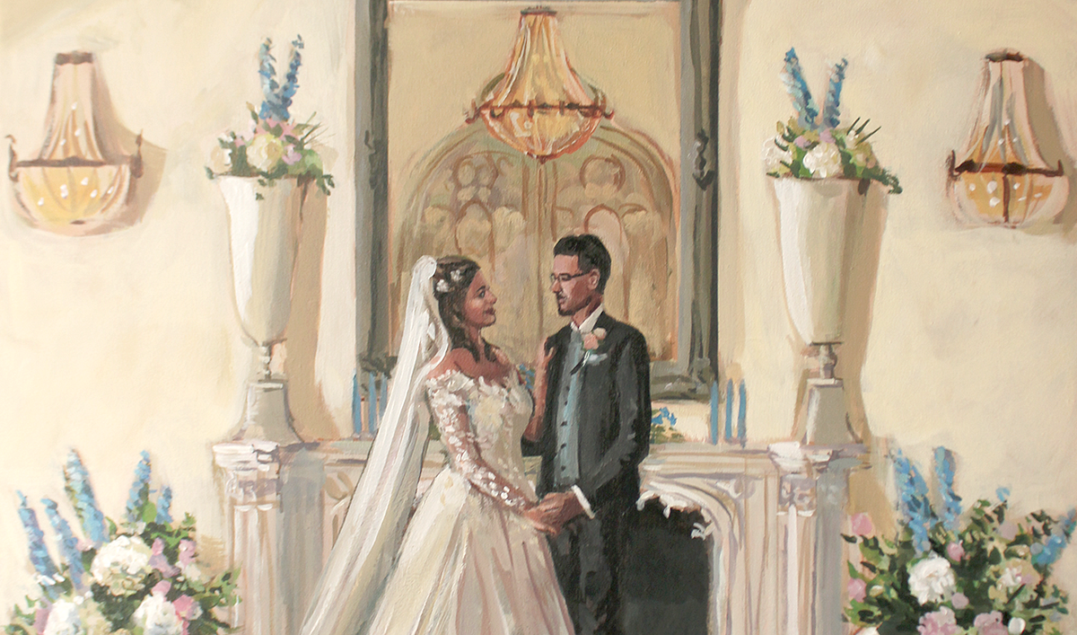 FAQ about live wedding painting. This one's for all the nearlyweds out… |  by Renée / neetje | Medium