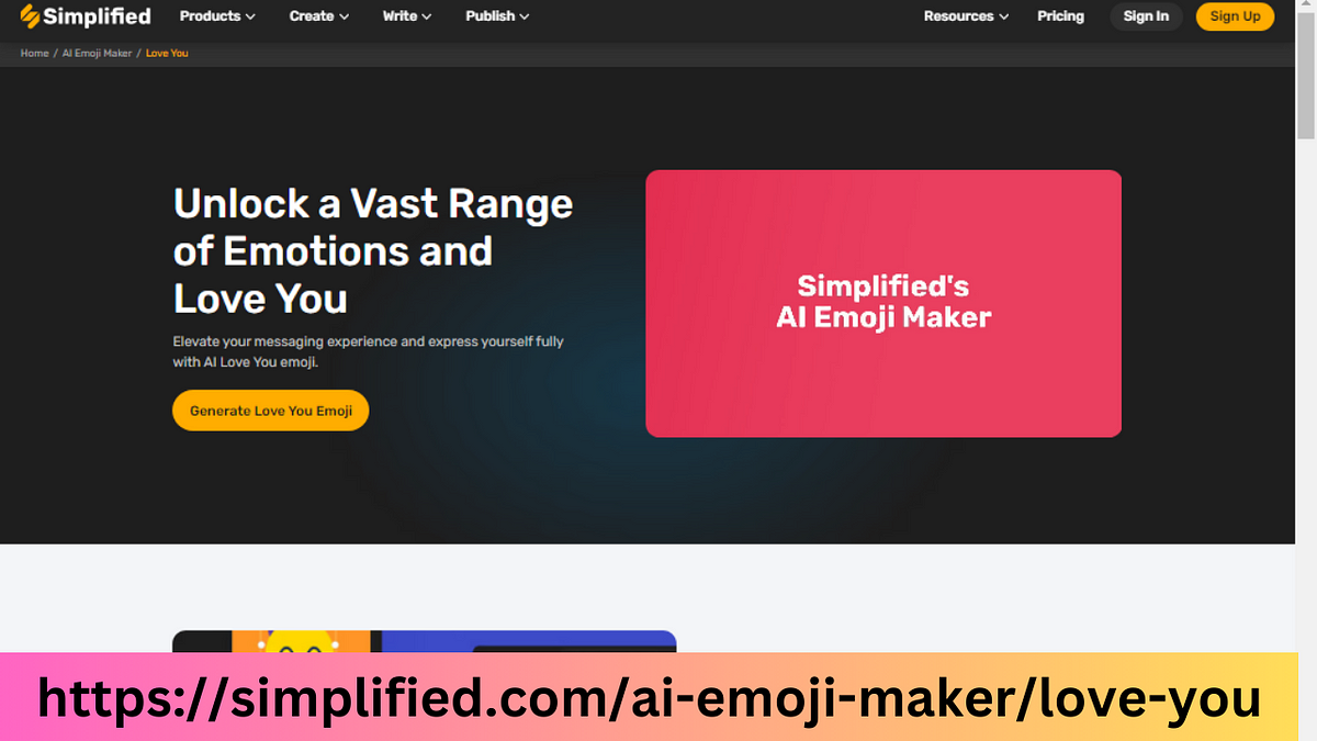 Unleash Your Creativity: Generate Love You Emojis with Simplified AI ...