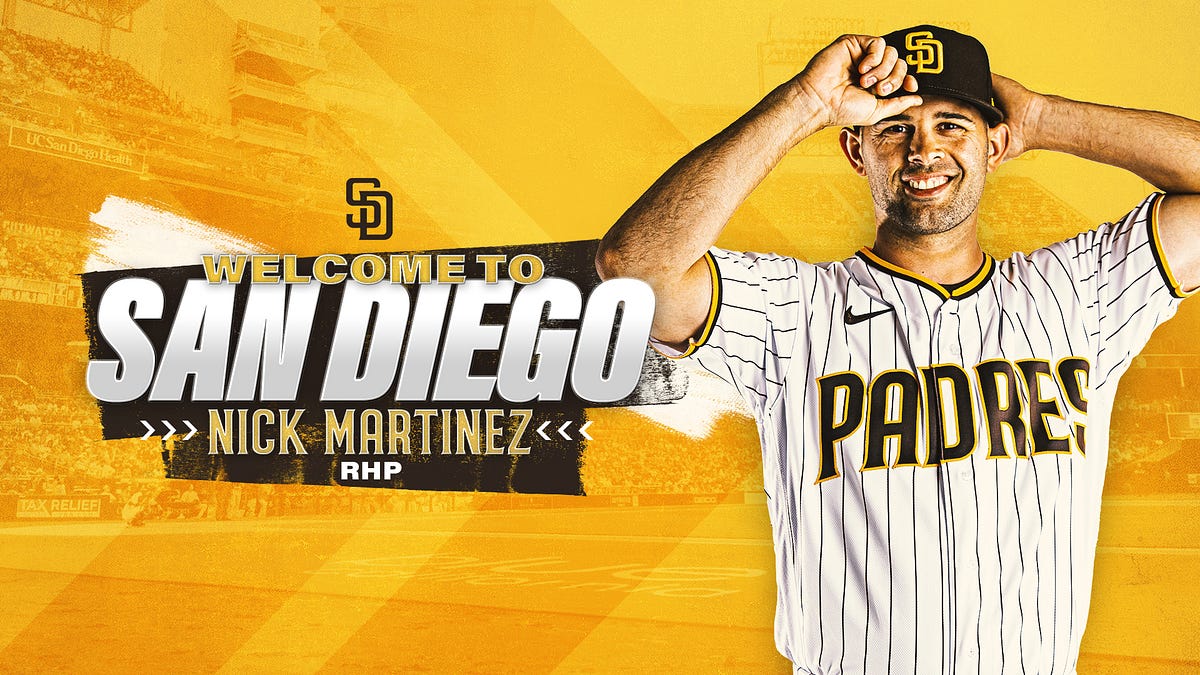 Padres Sign RHP Nick Martinez to OneYear Contract by FriarWire