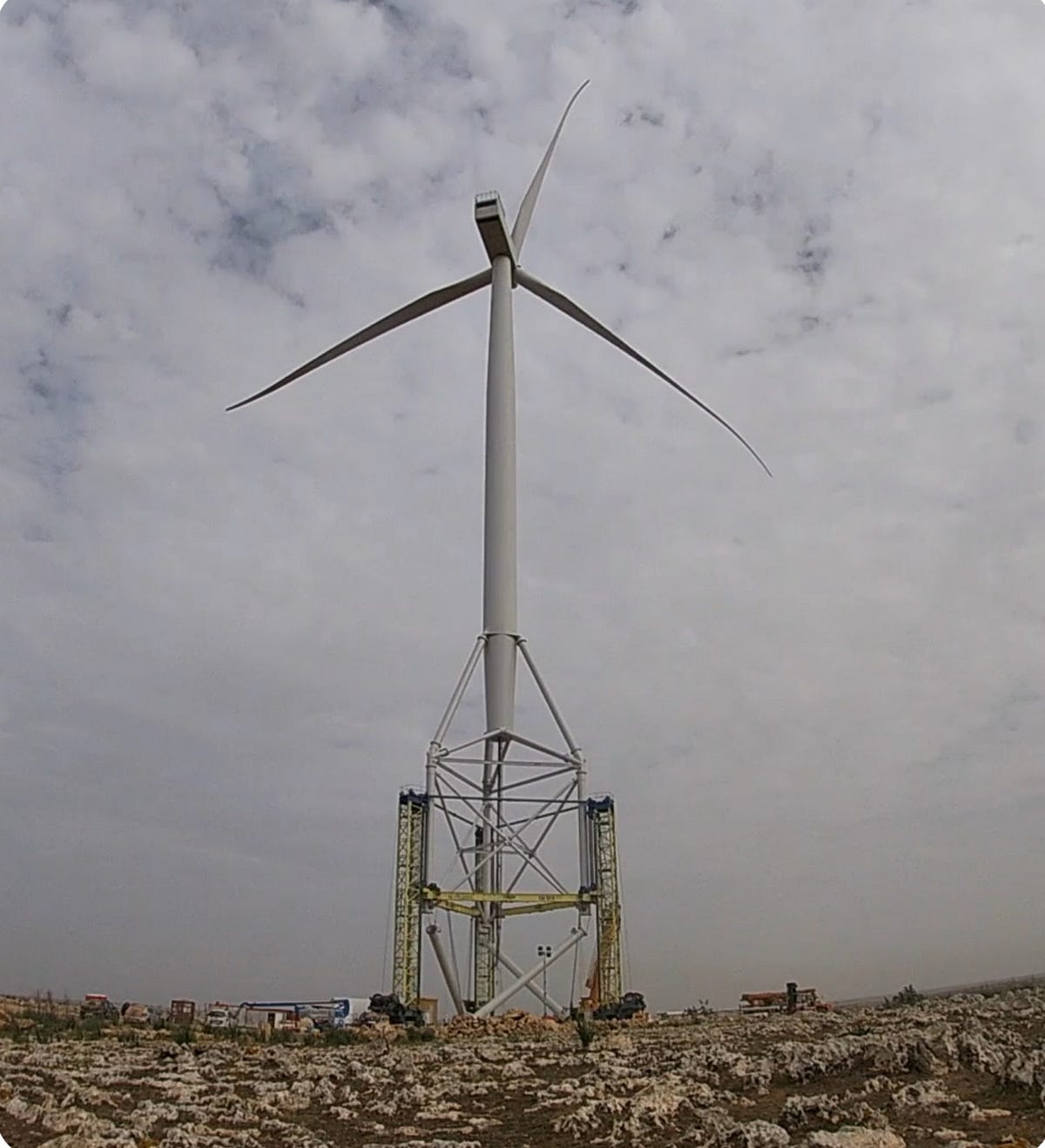 A Self Erecting Wind Turbine Tower System That Increases Turbine