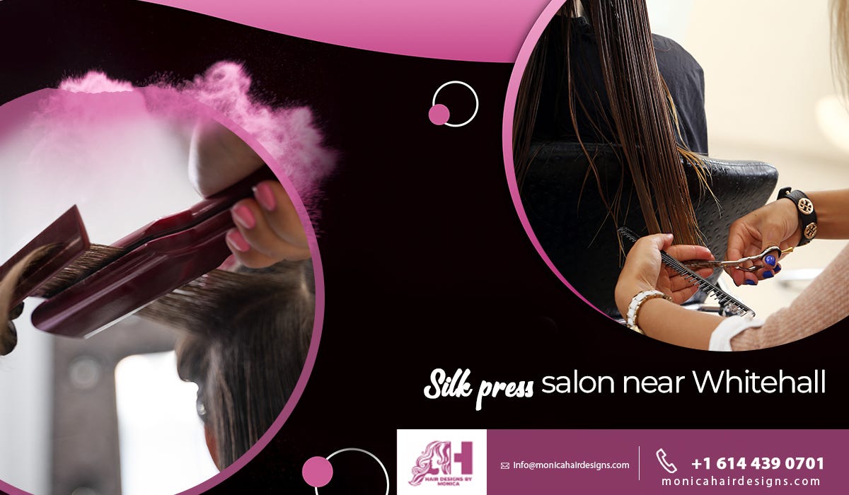 Silk hair clearance press near me