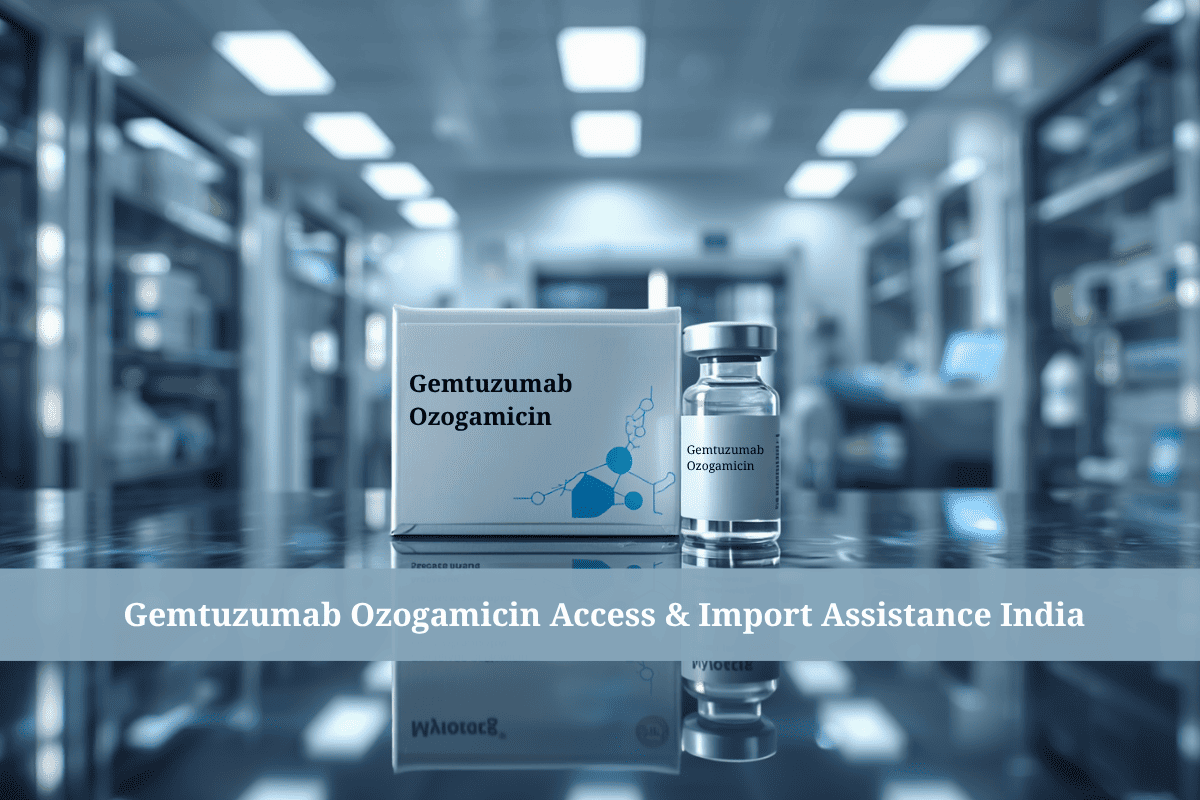 Gemtuzumab Ozogamicin (Mylotarg) used for targeted AML therapy through the Named Patient Program in India.