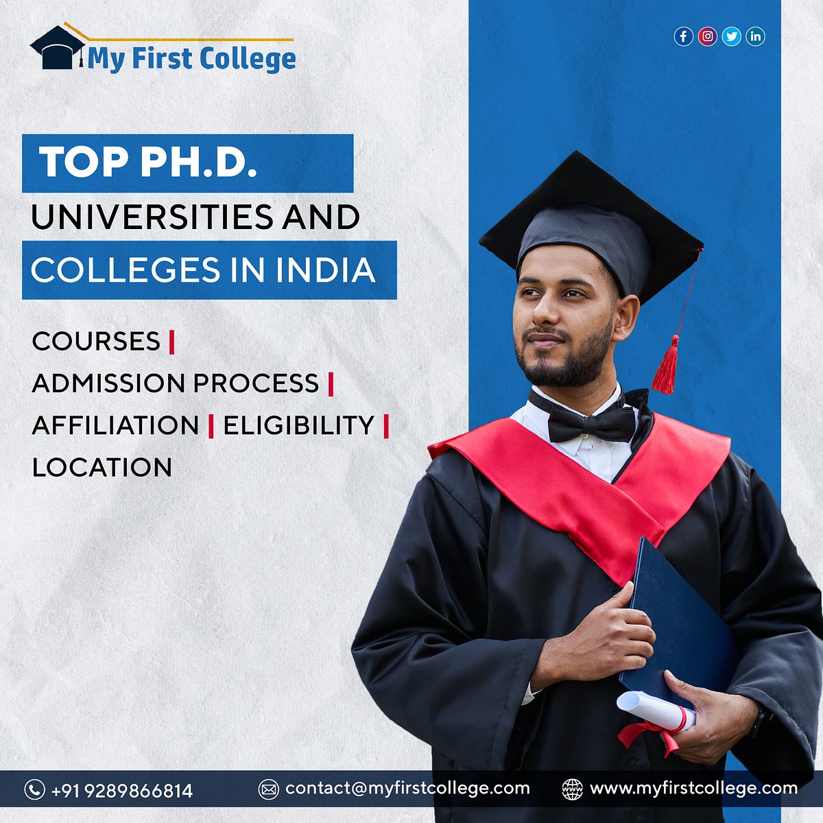 best college for phd in india