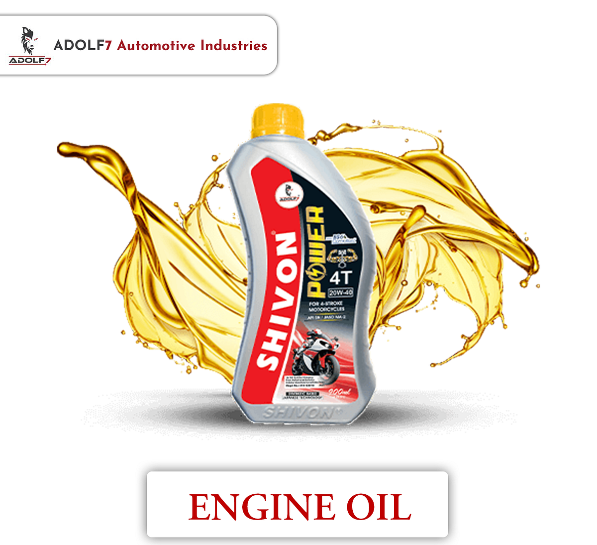Engine Oil Manufacturers ADOLF7 Automotive Industries Pvt. Ltd. Medium