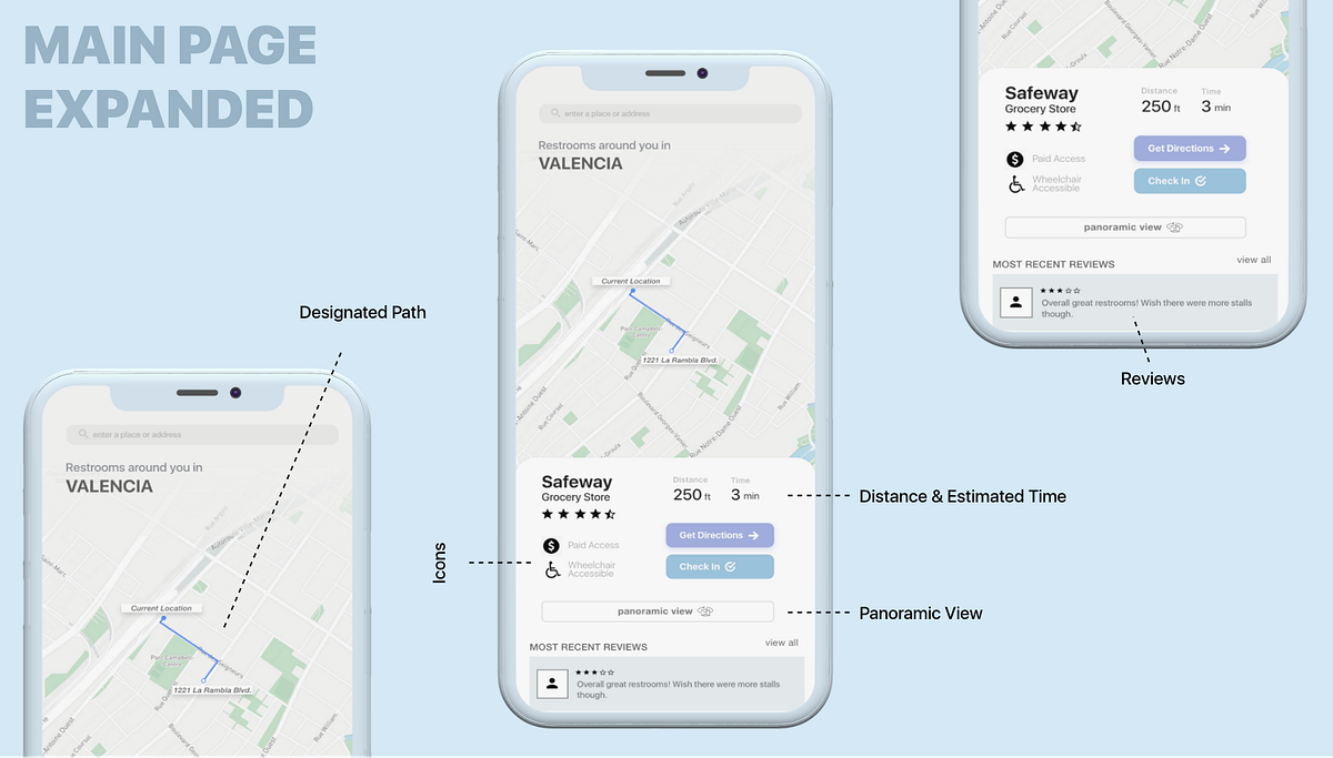 Flush: A public restroom finder app | by Justine Oliver | UsabilityGeek ...