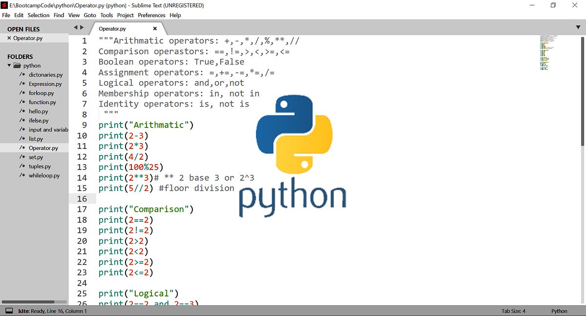 Understanding Basic Python with Some Examples. | by Abu Kaisar ...