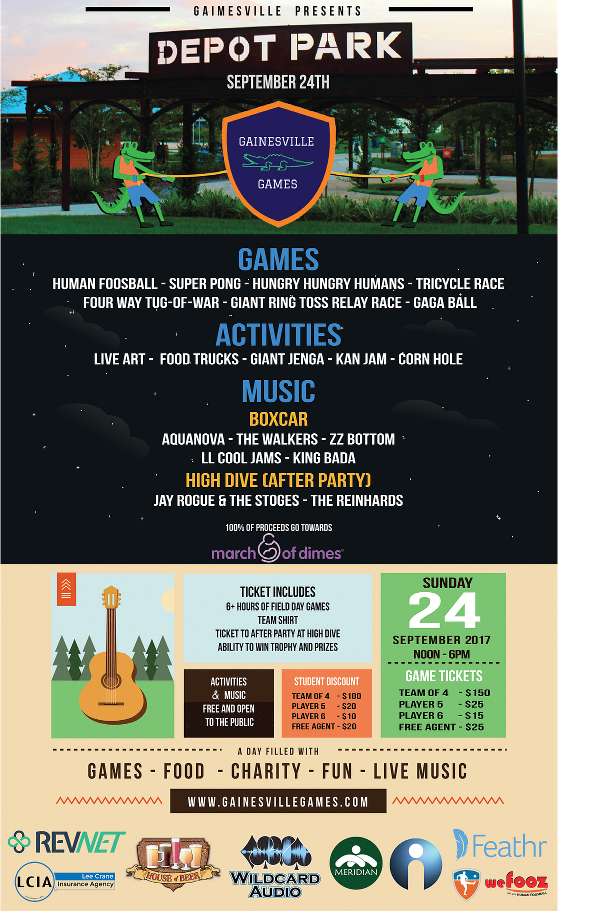 First Annual Gainesville Games. So happy to be able to put on an event