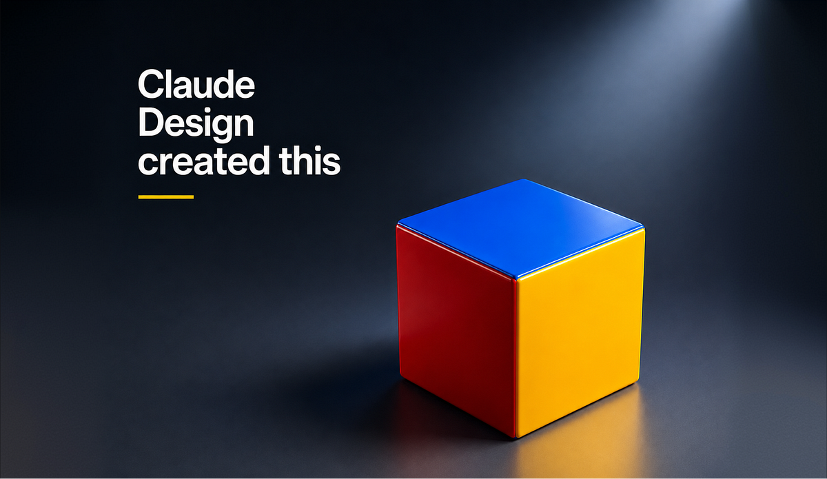 Claude Design can craft 3D objects