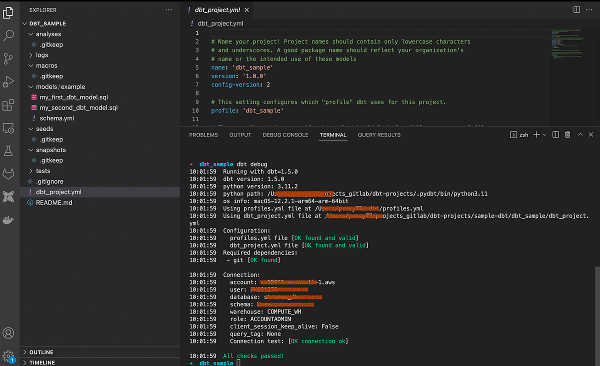Local Containerized DBT development with VSCODE Snowflake | by Prasanna ...