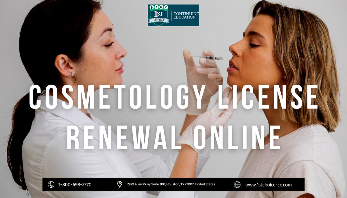 What are the requirements for Texas cosmetology license renewal online