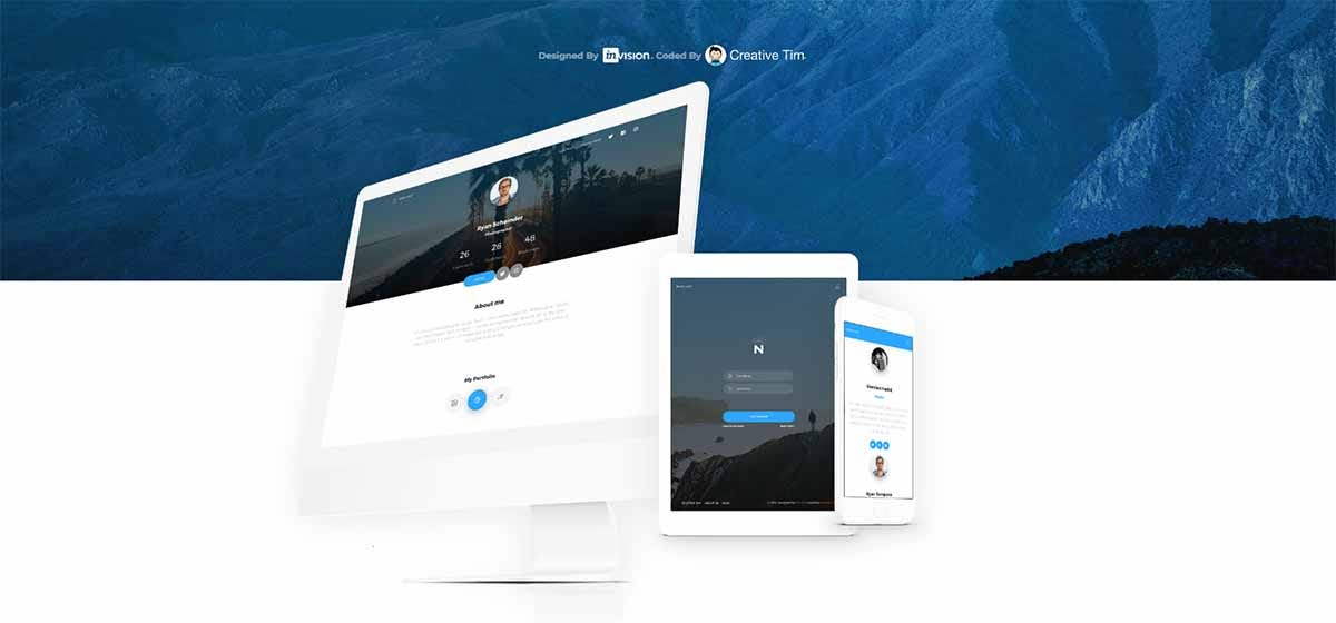 React Profile Page - Free Templates | Medium
