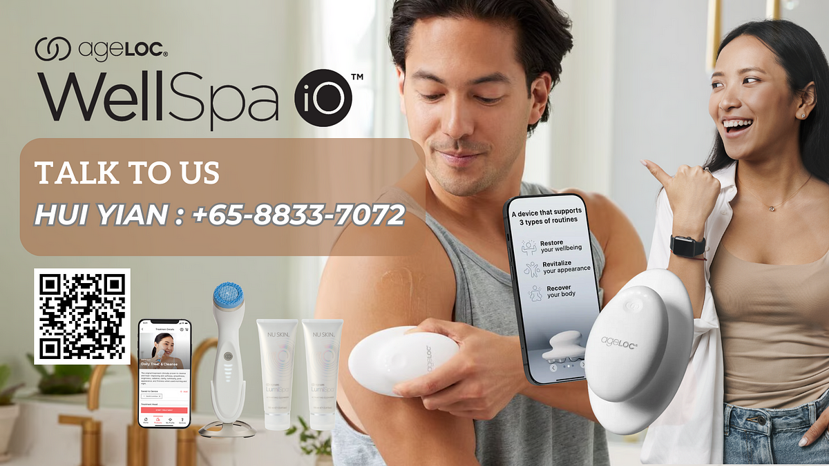 Introducing the Next Level of Skin Wellness: ageLOC WellSpa iO by