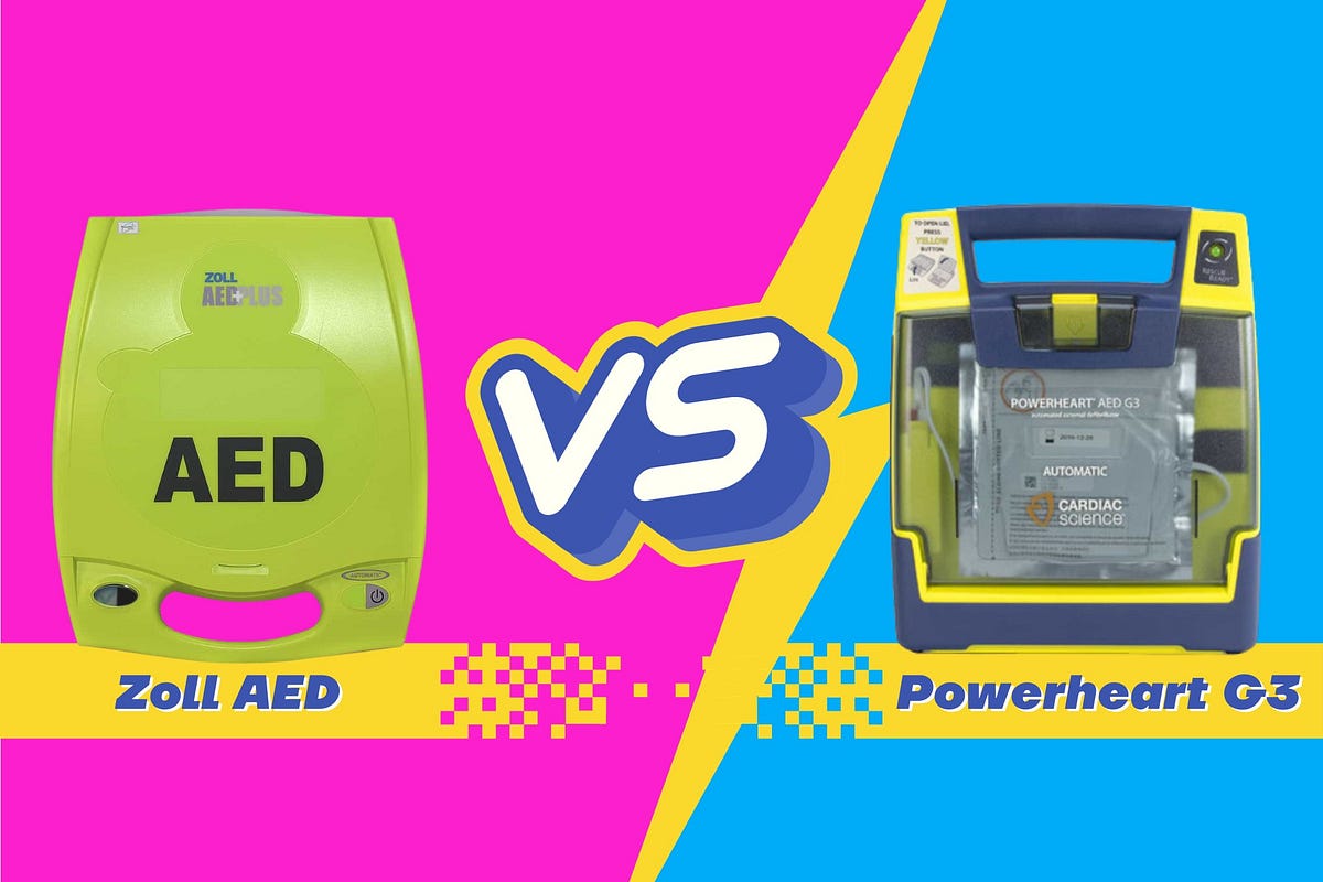 Zoll AED Plus vs. Powerheart G3 Fully Automatic AED at AED USA by