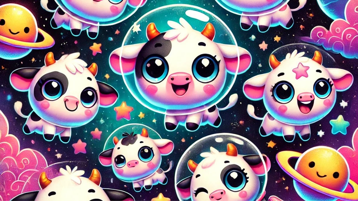 Cows in Space:. A Cognitive Journey | by Life in the Bliss Lane® | Nov ...