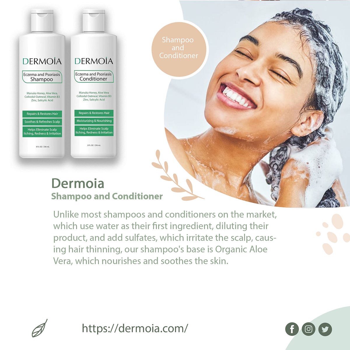 How Dermoia Eczema Shampoo Soothes Dry Scalp? by May