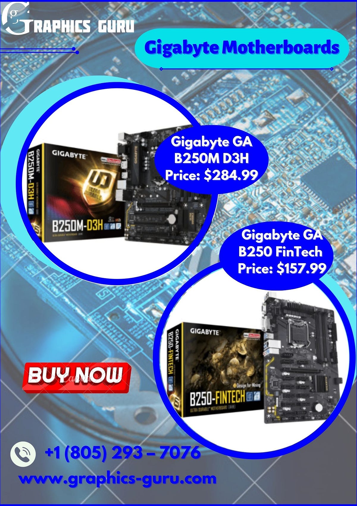 Buy HighQuality Gigabyte Motherboards — Graphicsguru Graphics Guru