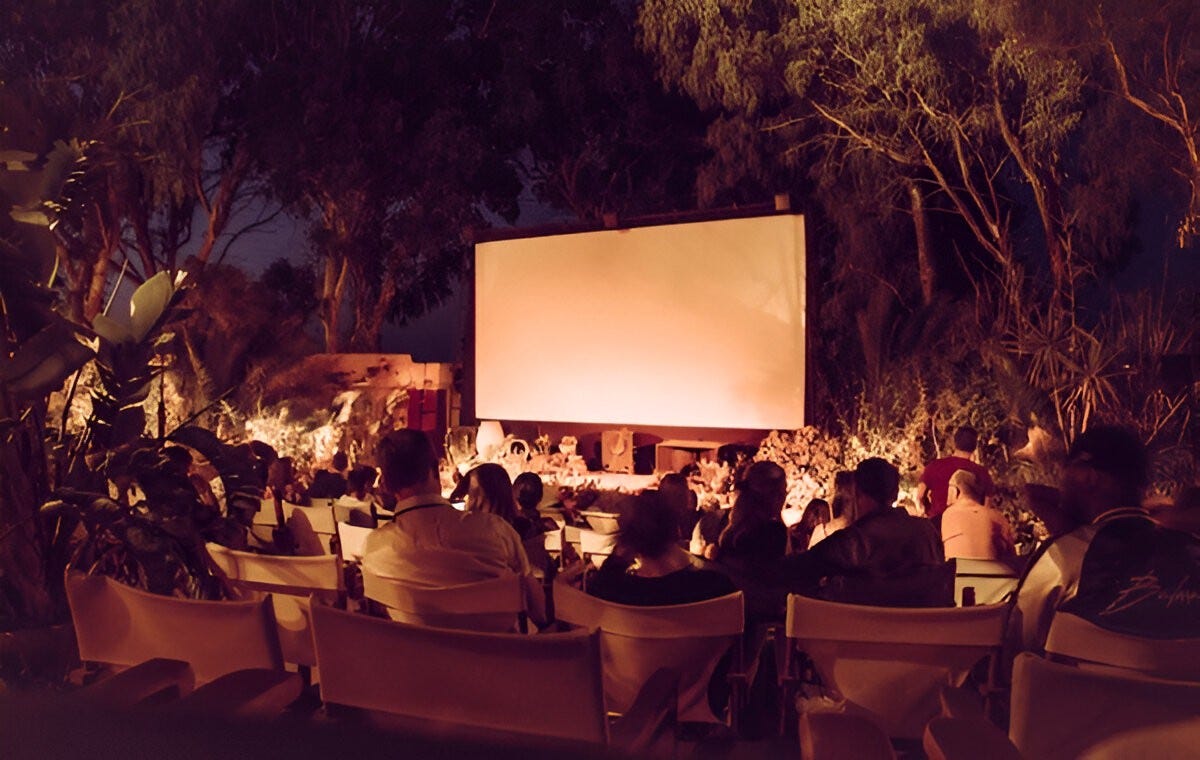 Outdoor Film Projector Magic -Host an Unforgettable Under the Stars Event