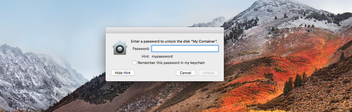 New macOS High Sierra vulnerability exposes the password of an encrypted APFS container