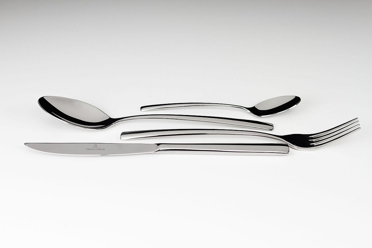 Villeroy & Boch Piemont Posate da Bistecca per 6 Persone, 12 Pezzi, Acciaio | Leroy Merlin