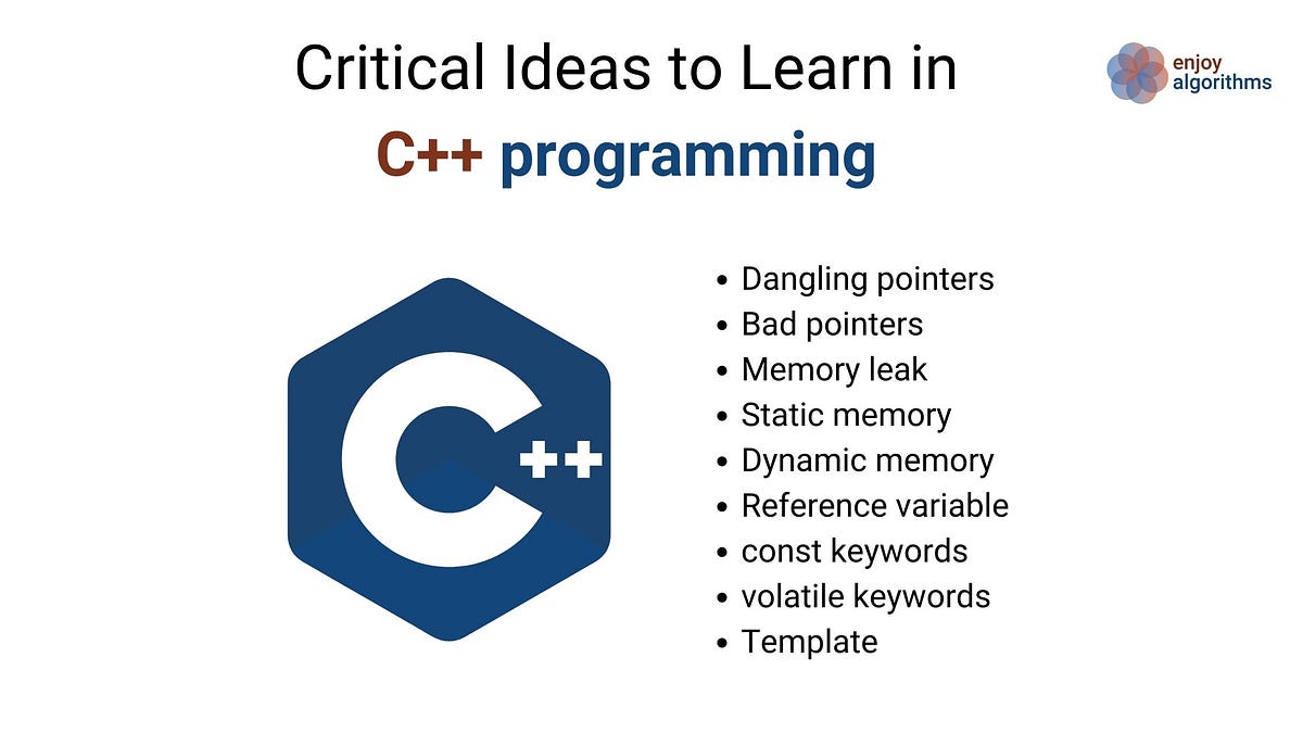 Critical Ideas to Learn in C++ Programming | EnjoyAlgorithms