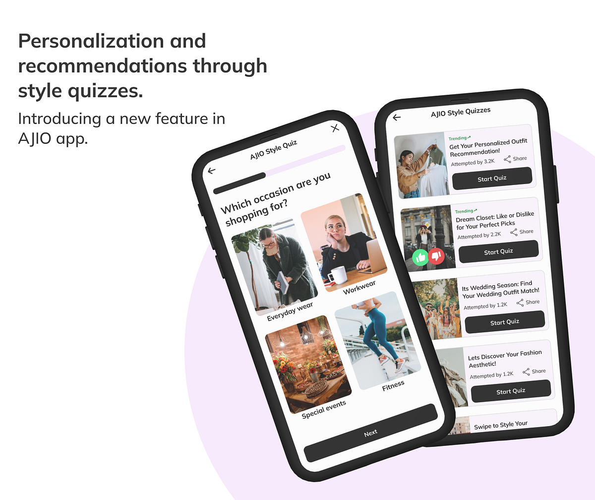 Personalized Shopping, Simplified The AJIO Style Quiz Case Study by