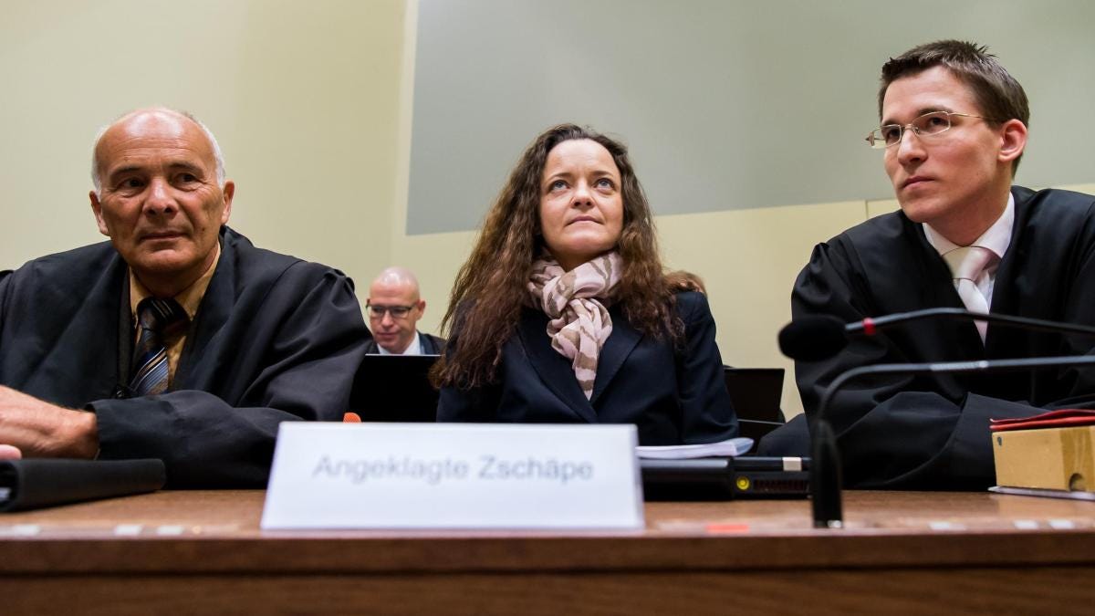 Beate Zschäpe, sotto processo a Monaco