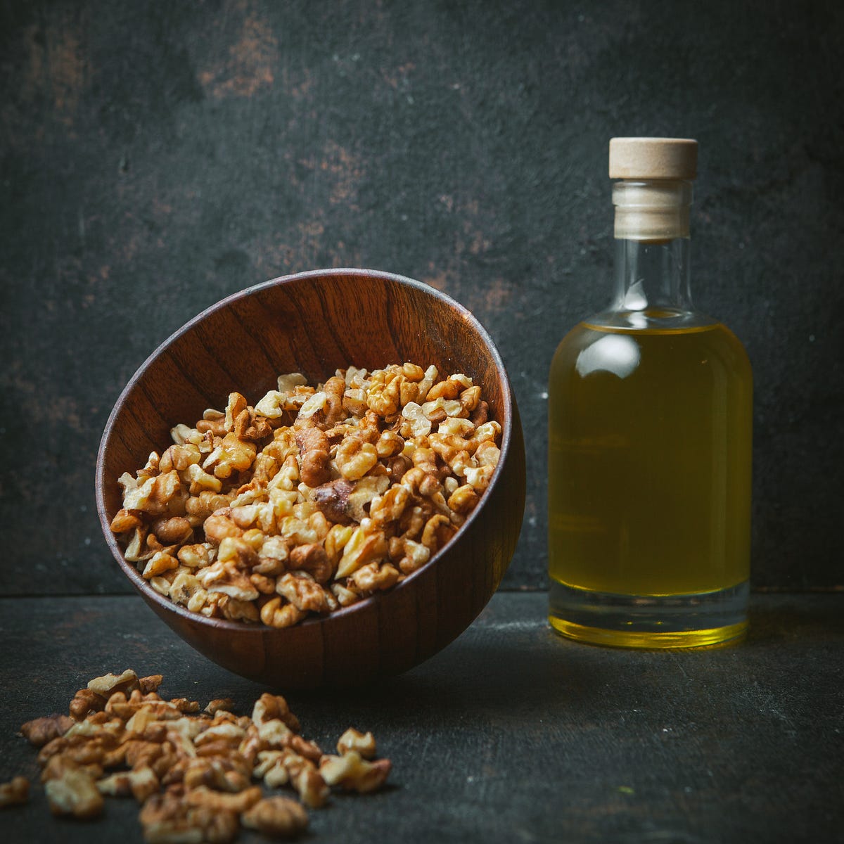nut Peanut oil vs Walnut Oil. Both oils have been utilized in various