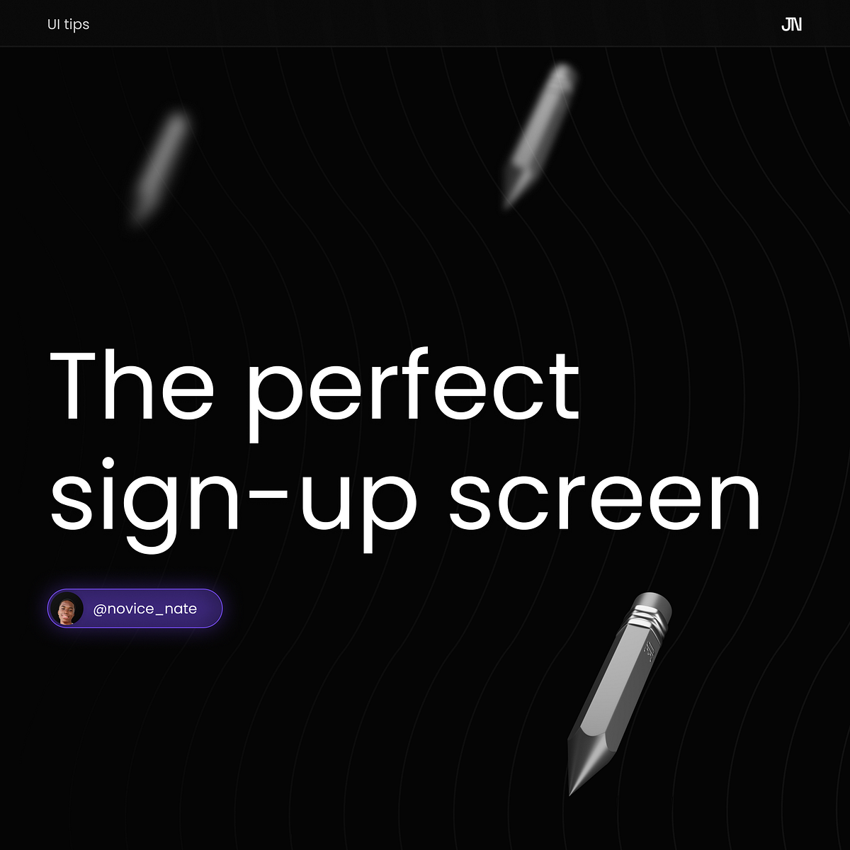 The perfect sign-up screen. UI tips | by Jonathan Nathan | Medium