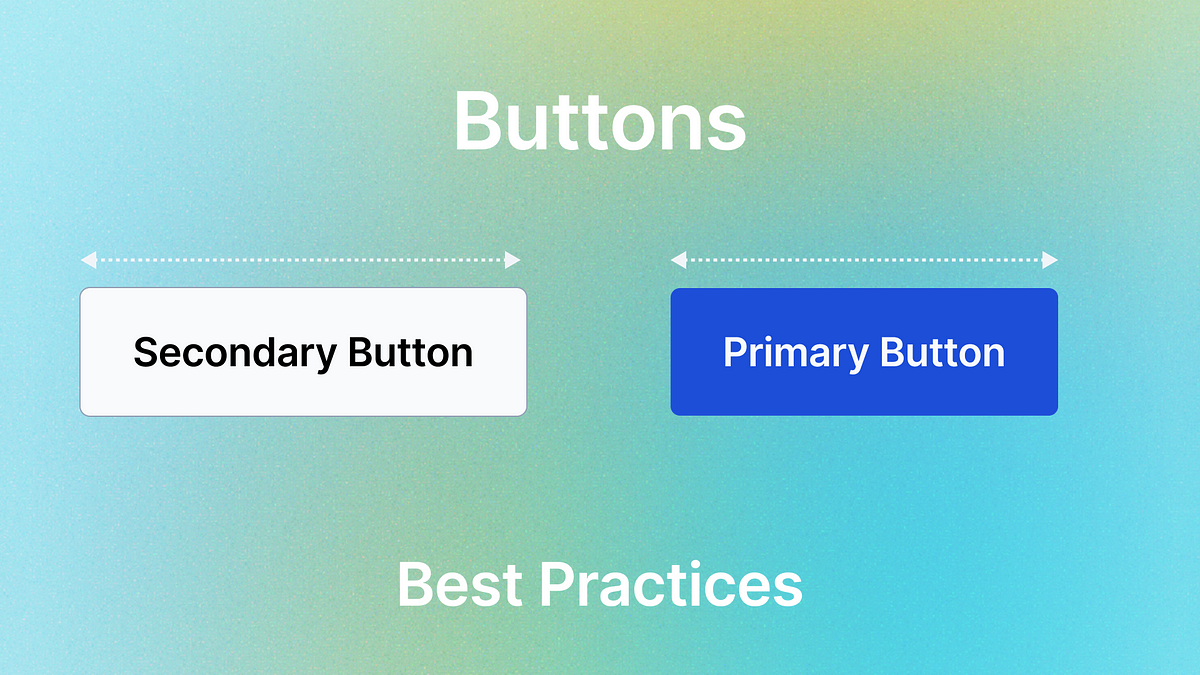 Best Practices for Designing Buttons | by Nanzing Johnmark | Bootcamp