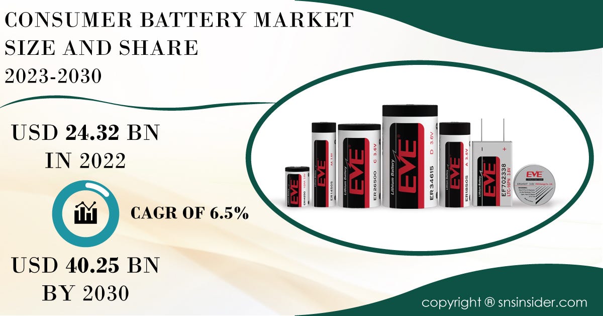 Consumer Battery Market Global Industry Analysis, Opportunities ...