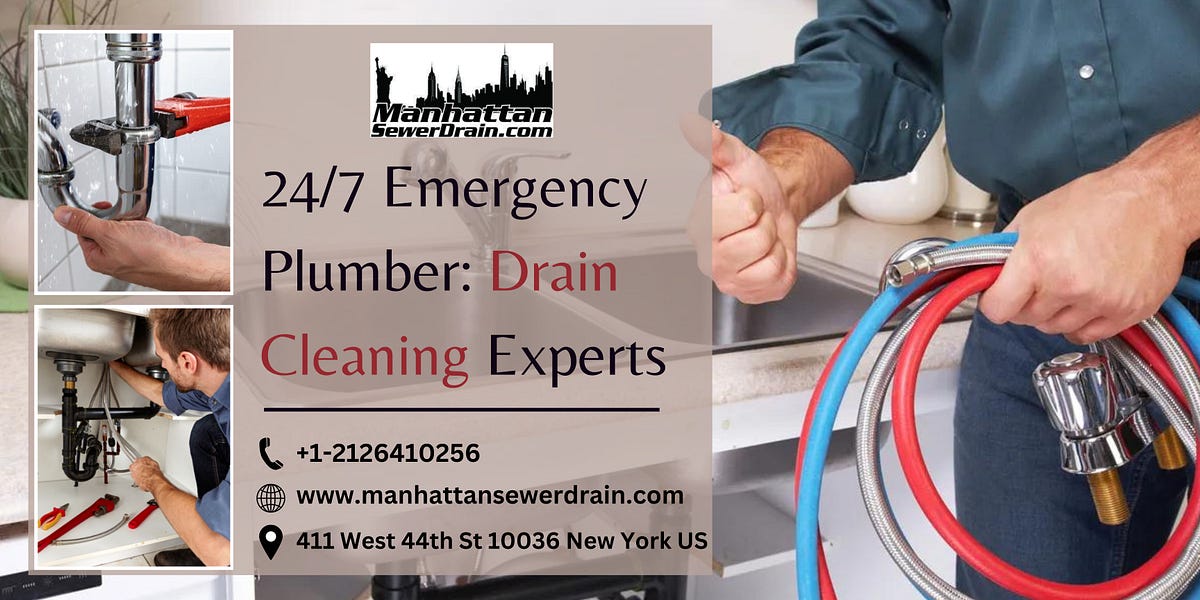 Drain Cleaning Services and Sewer Cleaning Available 24/7