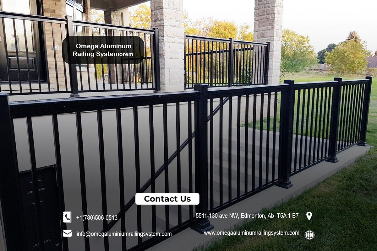1. Residential Aluminum Railings Alberta and Aluminum Stair Railing