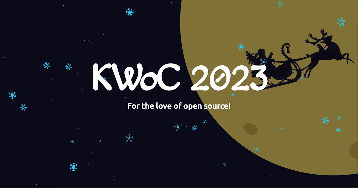 KWoC Kharagpur Winter of Code 2023. Project Report by Adithya Awati