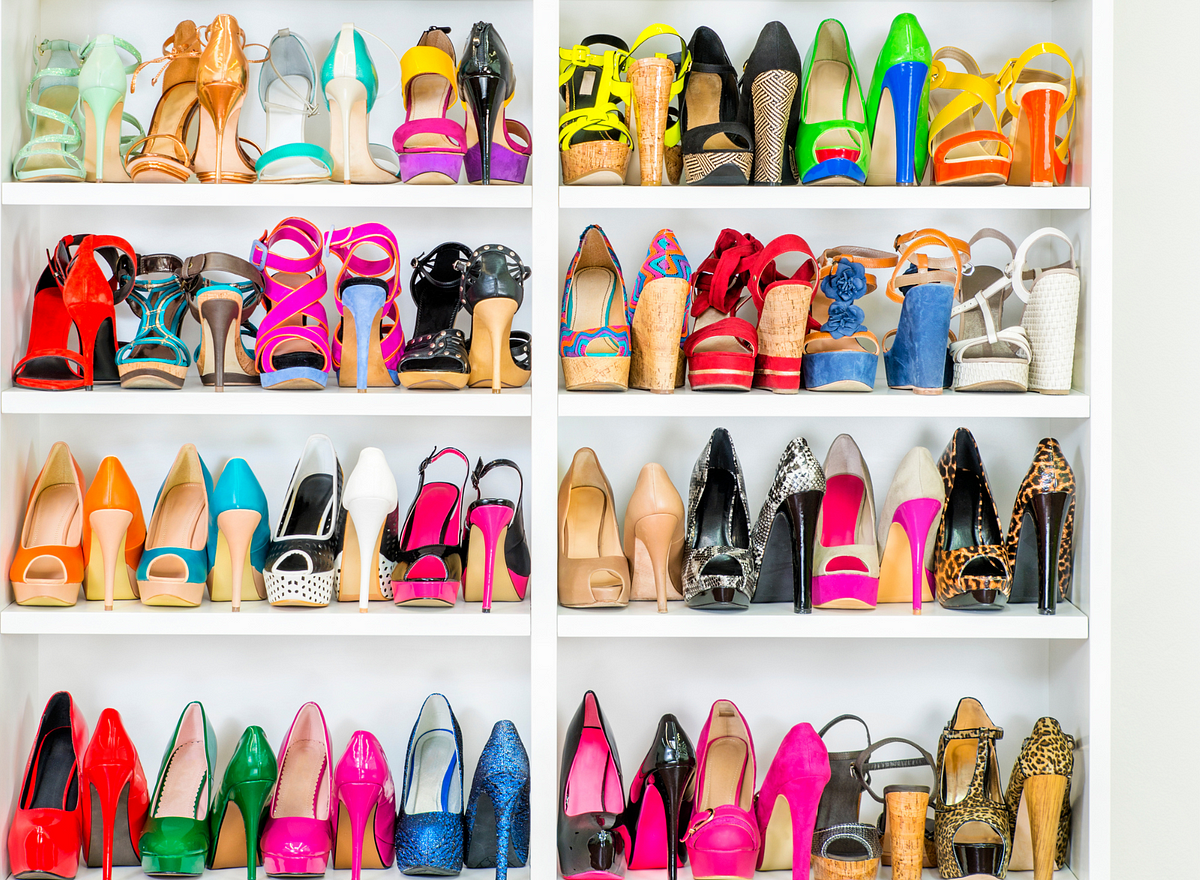 Celine Dion Shoe Closet