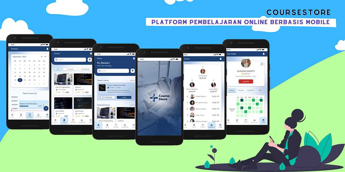 CourseStore — UI/UX Case Study. Platform Pembelajaran Online Berbasis ...