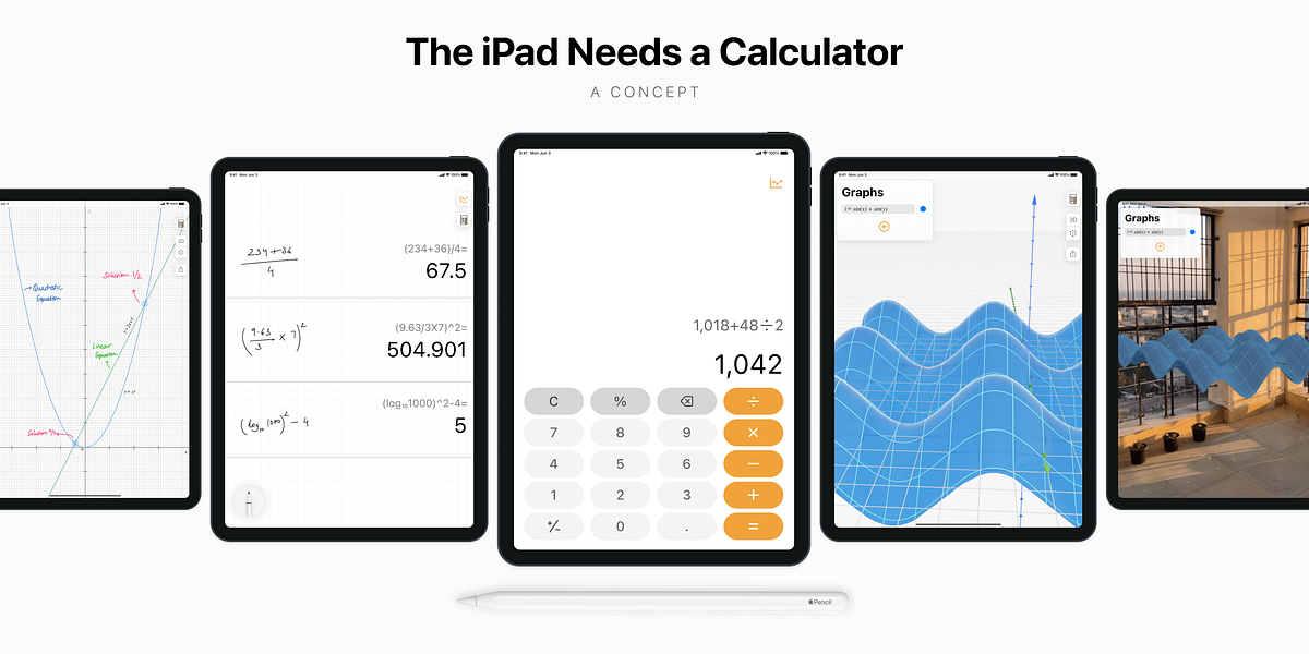The iPad Needs a Calculator — A Concept by Satyam Saxena Bootcamp