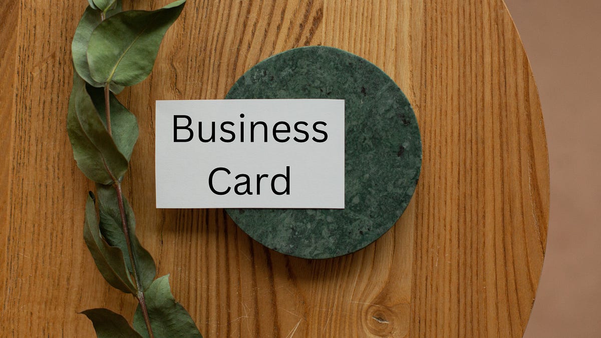 Different Varieties Of Visiting Cards! | by Jackson Gilbert | Medium