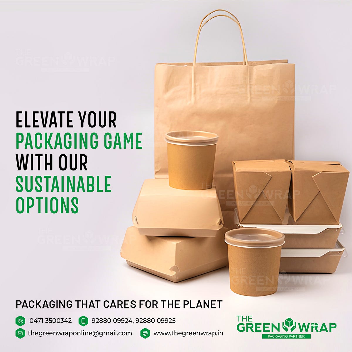 Elevate Your Packaging with Our Sustainable Option: The Green Wrap