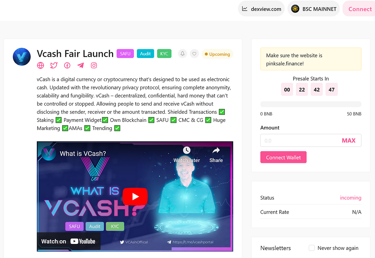 24hrs till vCash fairlaunch starts V Cash Medium 24hrs till vCash fairlaunch starts V Cash Medium